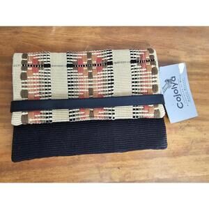 NWT Cojolya Purse Cream Womens Clutch Handcrafted